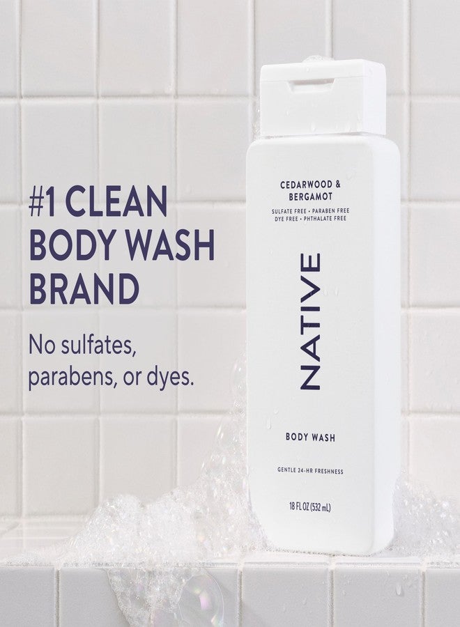 نيتيف غسول الجسم المغذي برائحة خشب الأرز الأصلي والبيرامونت، 18 أونصة سائلة - Image 2